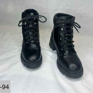 Forever 21 Black Combat Boots